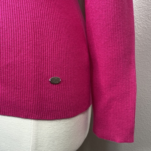 Lauren Ralph Lauren Pink Turtleneck Sweater - Picture 2 of 9
